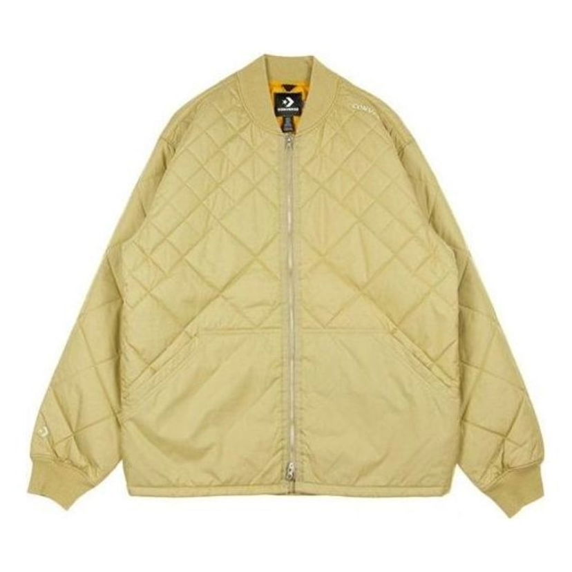 Bomberjakke Converse Utility Fleece Padded Jacket Gul | 10019458-A04
