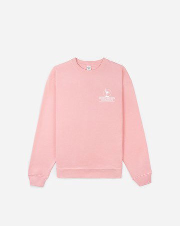 Sweatshirt Sporty & Rich Gymnastics Crewneck Lyserød | CR481RO, 0