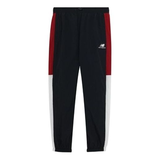 Joggingbukser New Balance Relaxed Color Block Joggers Sort | NTA33011-BUR