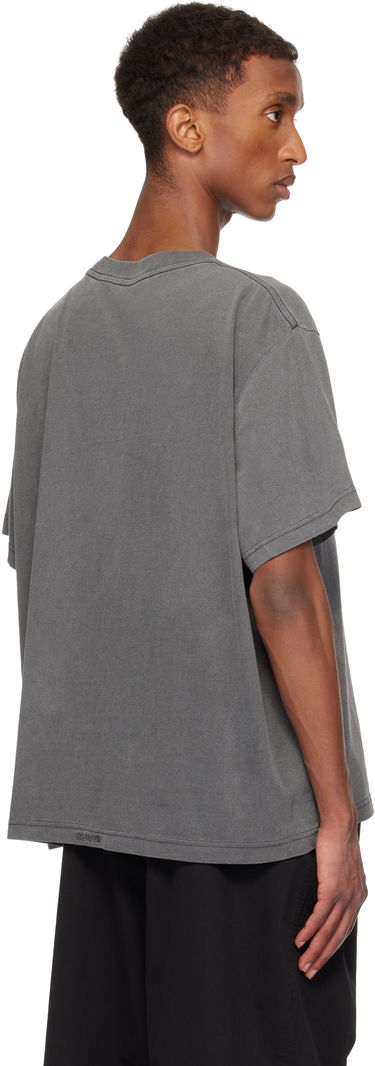T-shirt We11done We11done Multi Logo Graphic T-Shirt Grå | WD-TT3-24-777-U-CH, 2