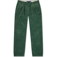 Bukser og jeans Polo by Ralph Lauren Polo Ralph Lauren Pleated Corduroy Pant Meadow Green Grøn | 710882543003, 1