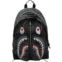 Rygsæk BAPE Layered Line Camo Shark Day Pack Sort | 001BAJ801002M-BLK, 1