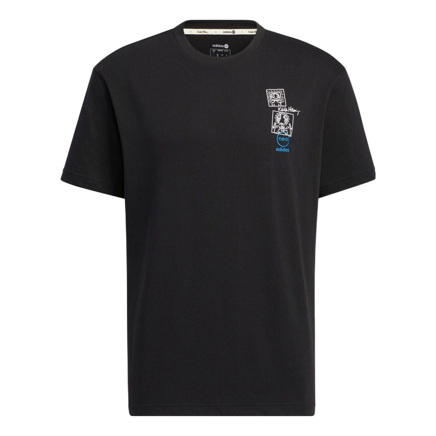 T-shirt adidas Originals Keith Haring Crossover Cartoon Earth Graphic Tee Sort | HD7269, 0