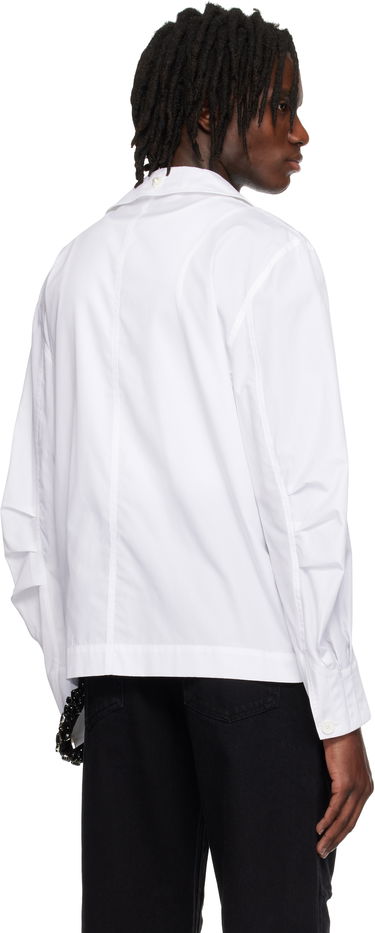Skjorte Simone Rocha Simone Rocha Workwear Shirt Hvid | 5350D 1025, 2