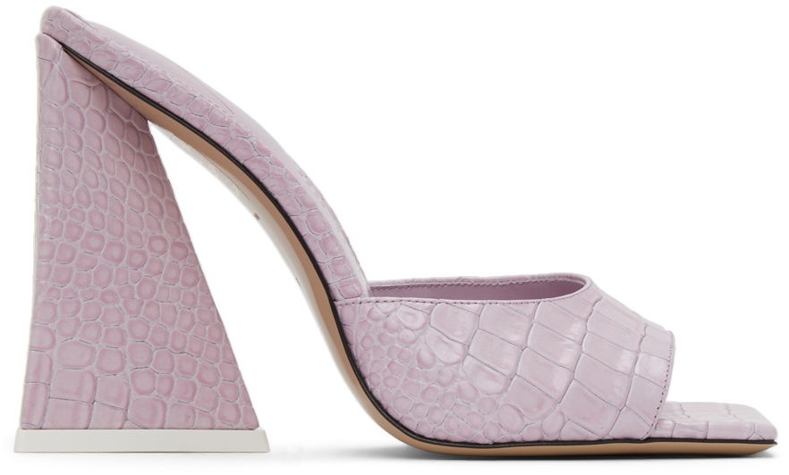 Skopleje The Attico Attico Devon Heeled Mules Lilla | 221WS000 EL002, 0