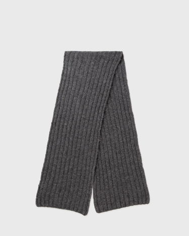 Tørklæde American Vintage VITOW Ribbed Knit Scarf Grå | VITO20BH25-STEEL-MELANGE, 2