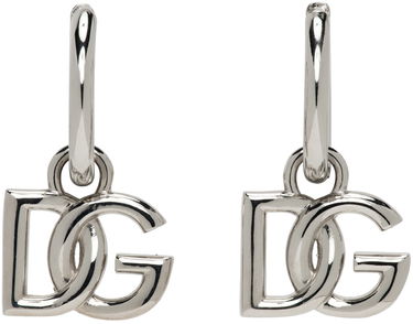 Øreringe Dolce & Gabbana Silver Logo Earrings Metalisk | WEN5L3W1111, 0