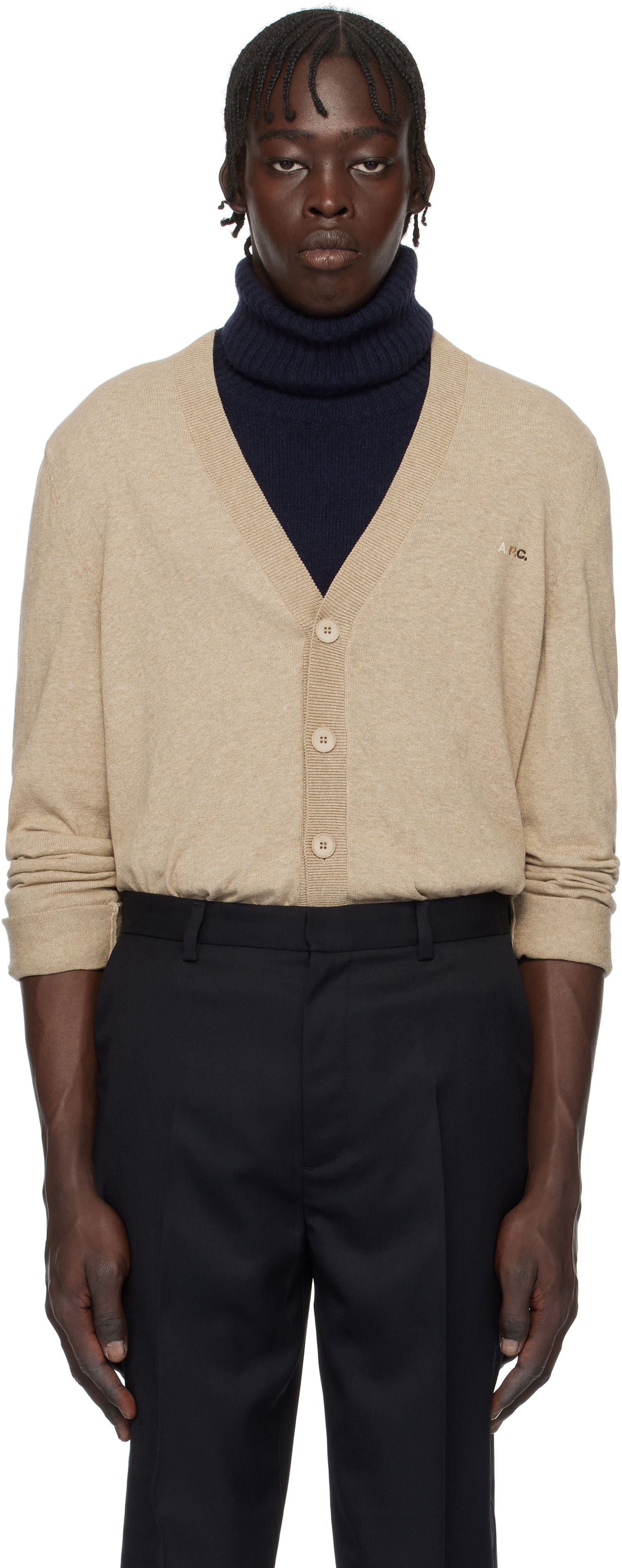 Sweater A.P.C. Cardigan Beige | COEZJ-H22315, 0