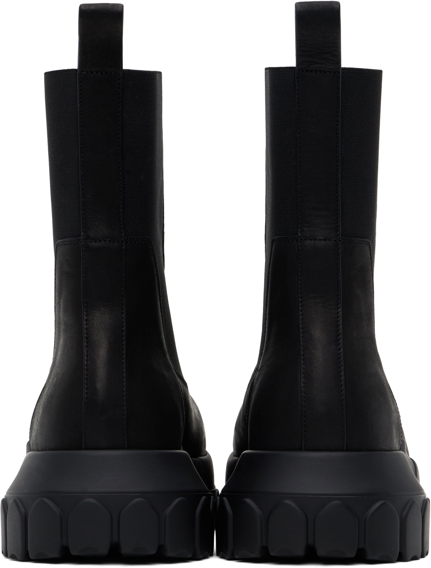 Sneakers og sko Rick Owens Rick Owens Hollywood Beatle Bozo Tractor Chelsea Boots Sort | RU01E5881 LWN, 1