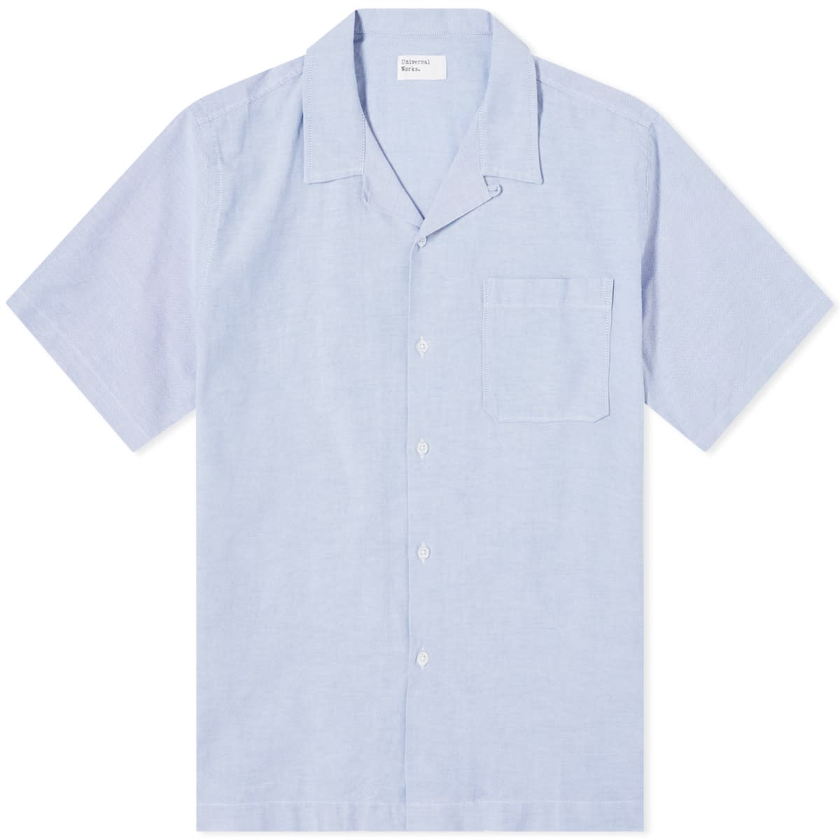 Skjorte Universal Works Universal Works Oxford Cotton Road Shirt, Size Small Blå | 30671-SKY, 1