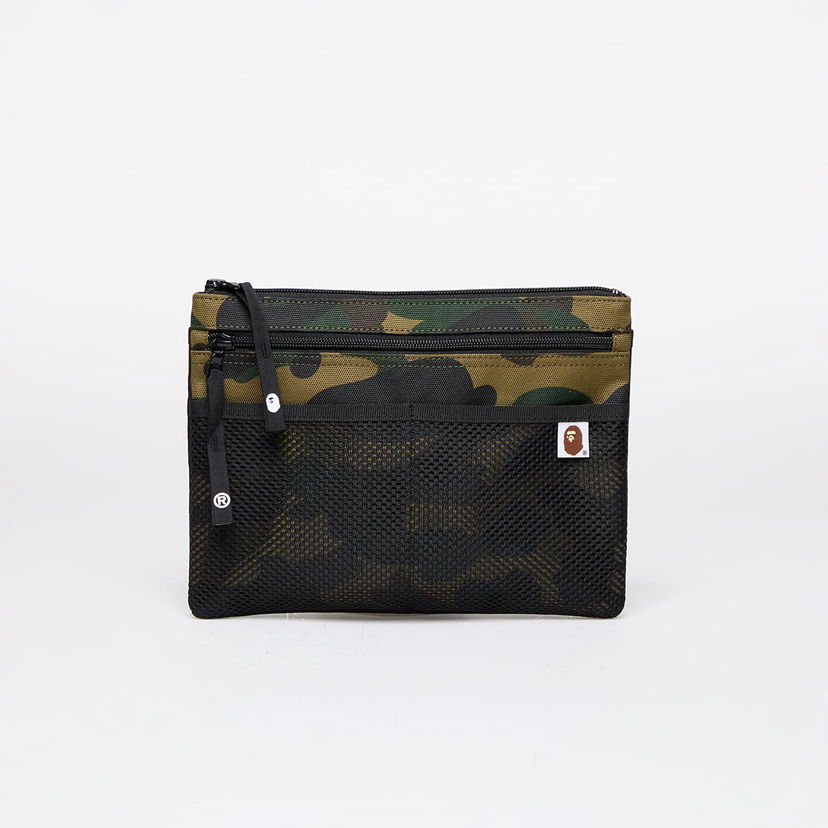 Skuldertaske BAPE A BATHING APE 1St Camo Cordura Sacoche Green 1L Grøn | 001SGK301001M GRN