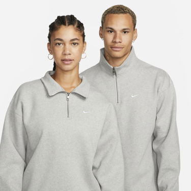 Sweatshirt Nike SOLO SWOOSH 1/4-Zip Top Grå | DQ5209-063, 4