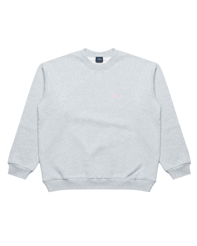 Sweatshirt Dime Classic Logo Crewneck Sweatshirt Grå | DIMEHO2442GRY