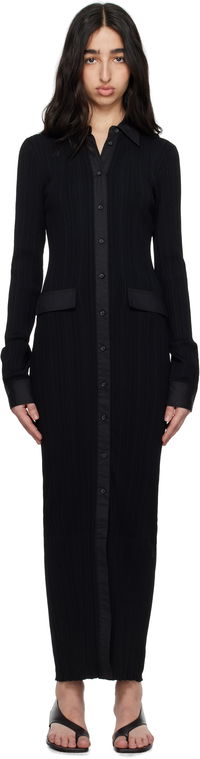 TOTEME Knitted Shirt Maxi Dress
