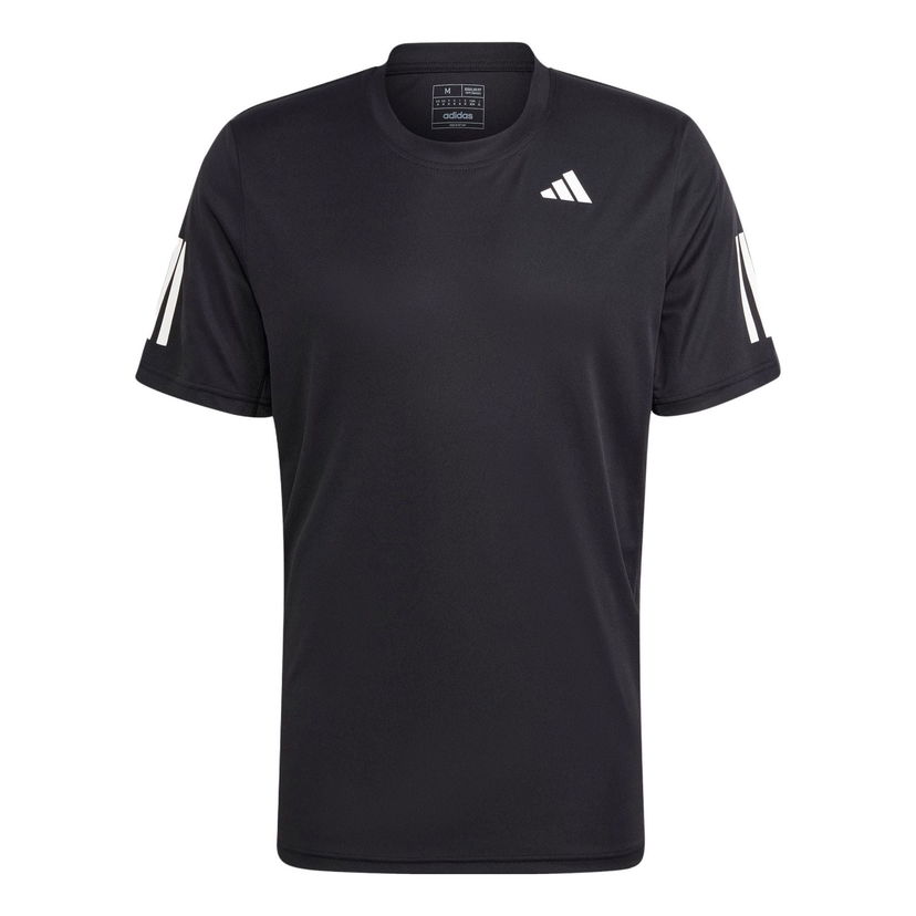 T-shirt adidas Originals Club 3-Stripes Tennis T-Shirt Sort | IS2296