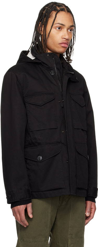 Parka Stone Island Stone Island Field Raso Gommato 3L Jacket Sort | K1S15 4100064 S0034, 1