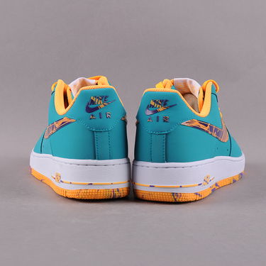 Sneakers og sko Nike Air Force 1 Low ''Marbled Swoosh'' Turkis | 488298 313, 4