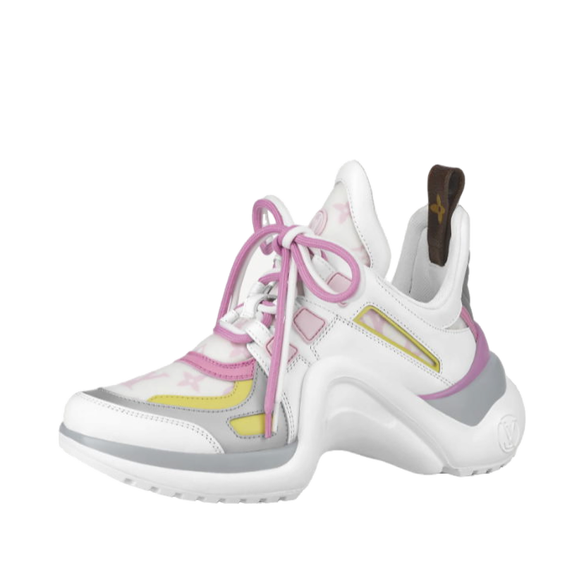 Sneakers og sko Louis Vuitton Archlight Pink Yellow W Lyserød | 1A8NTL