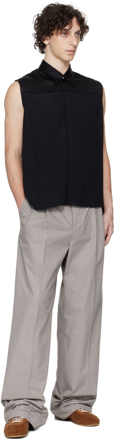 Bukser AMI AMI Paris Large Trousers Grå | HTR432.CO0101, 3