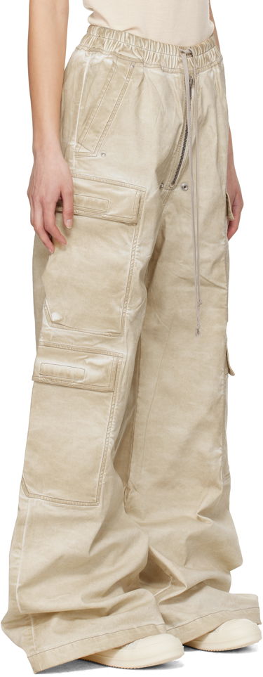 Cargo bukser Rick Owens Rick Owens DRKSHDW Hollywood Double Jumbo Bela Denim Cargo Pants Grå | DS01E3324 SCF, 4