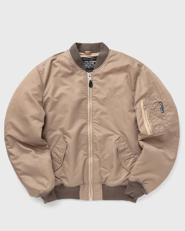Bomberjakke Schott NYC Bomber Jacket Beige Beige | MACAMPSRS-DESERT, 0