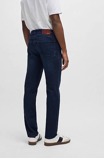 Jeans BOSS Maine Regular Fit Comfort Stretch Jeans Blå | 50501129, 1