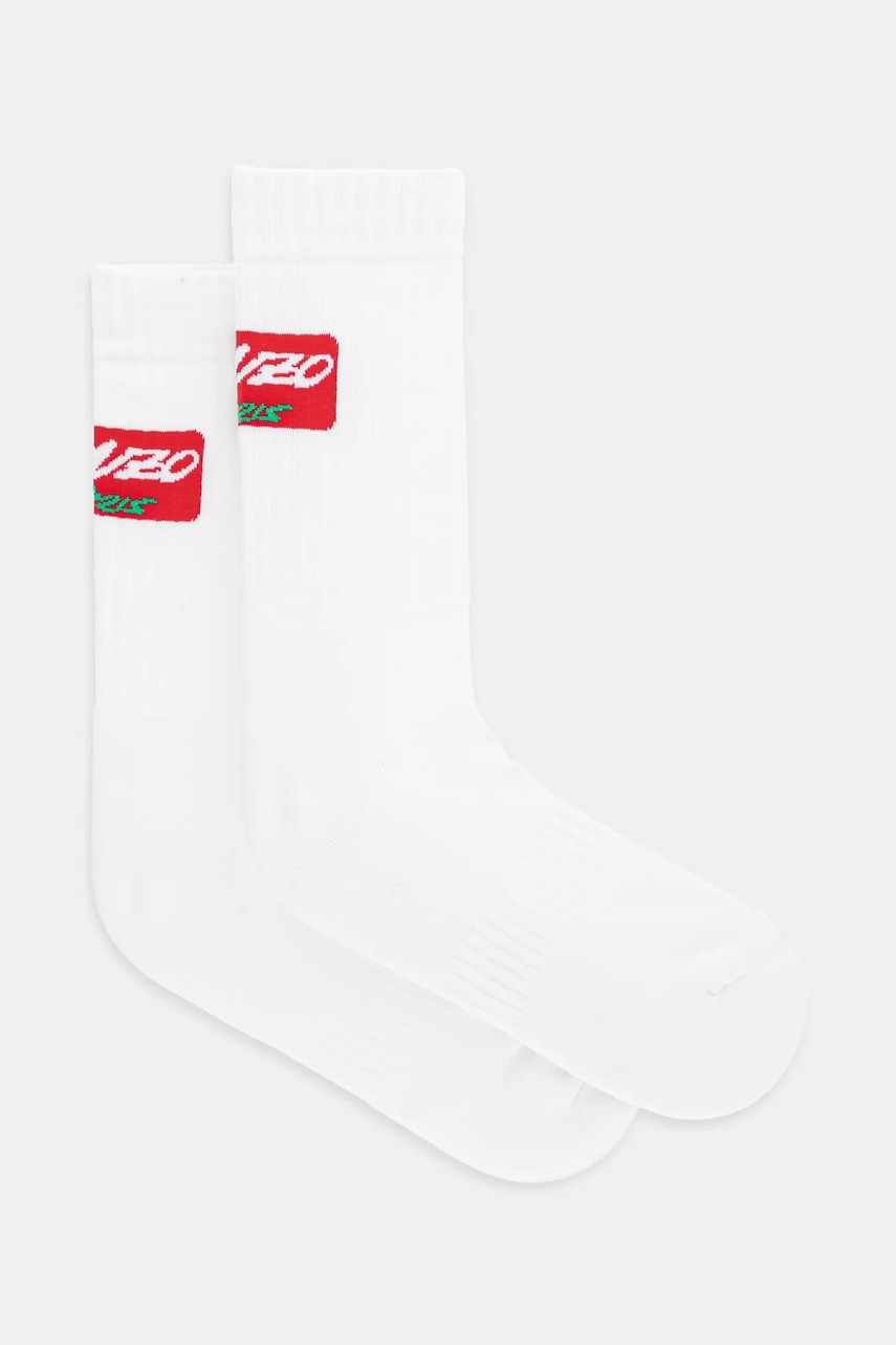 Sokker KENZO Kenzo x Futura Socks Hvid | FF68SU195KSB, 0