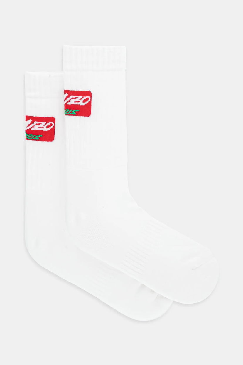 Sokker KENZO Kenzo x Futura Socks Hvid | FF68SU195KSB