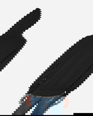 Sweatshirt Off-White Stamp Logo Skate Popover Hoodie Sort | OMBB085F23FLE0011001, 3