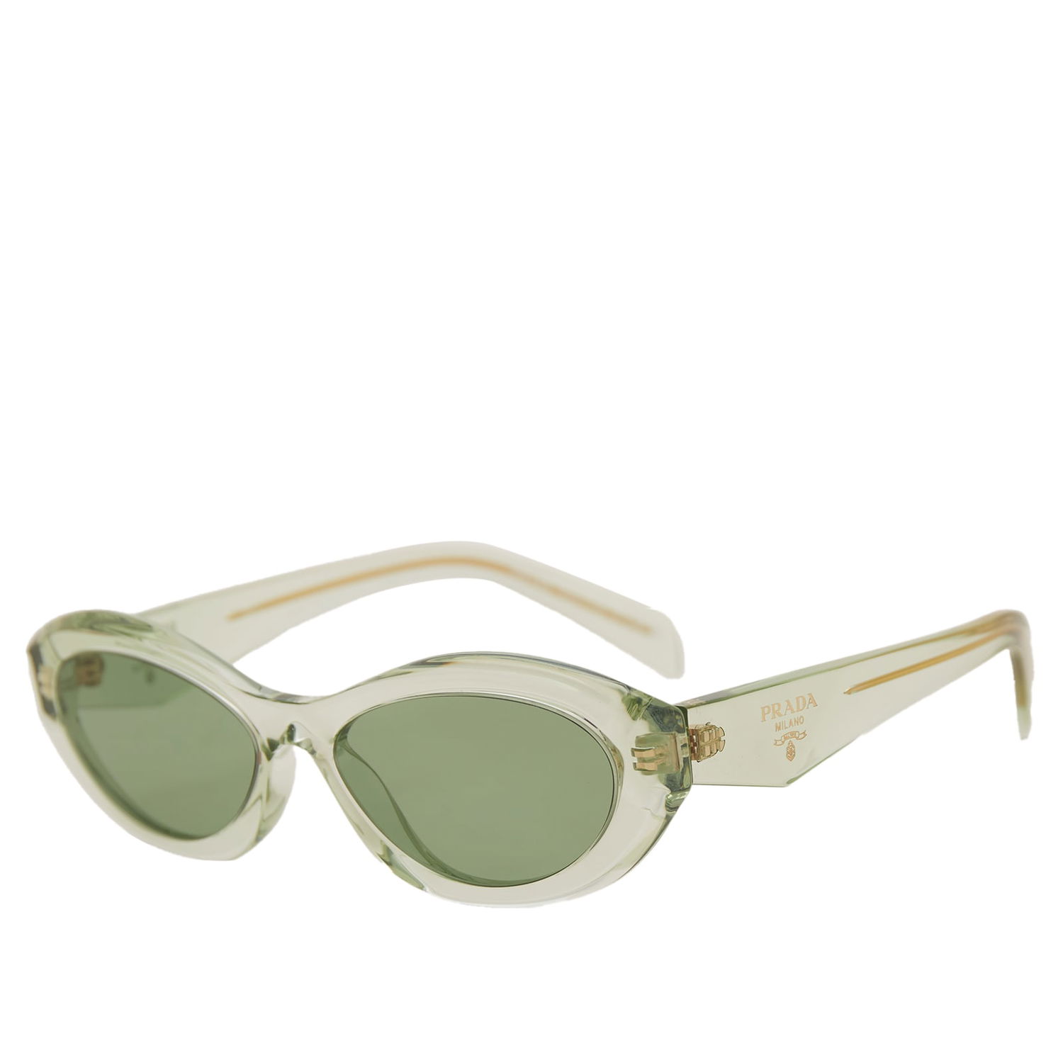 Solbriller Prada Transparent Sunglasses Grøn | 0PR-26ZS-55-14R20E, 0