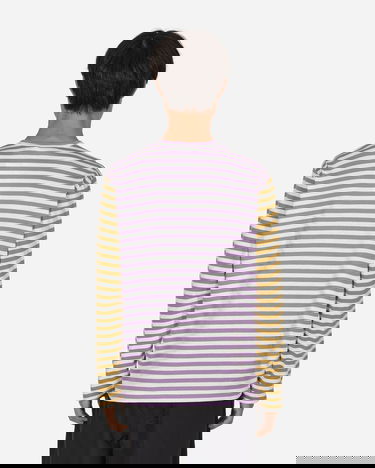 T-shirt Comme des Garçons Bi-Color Stripe T-Shirt Lilla | P1T318 4, 2