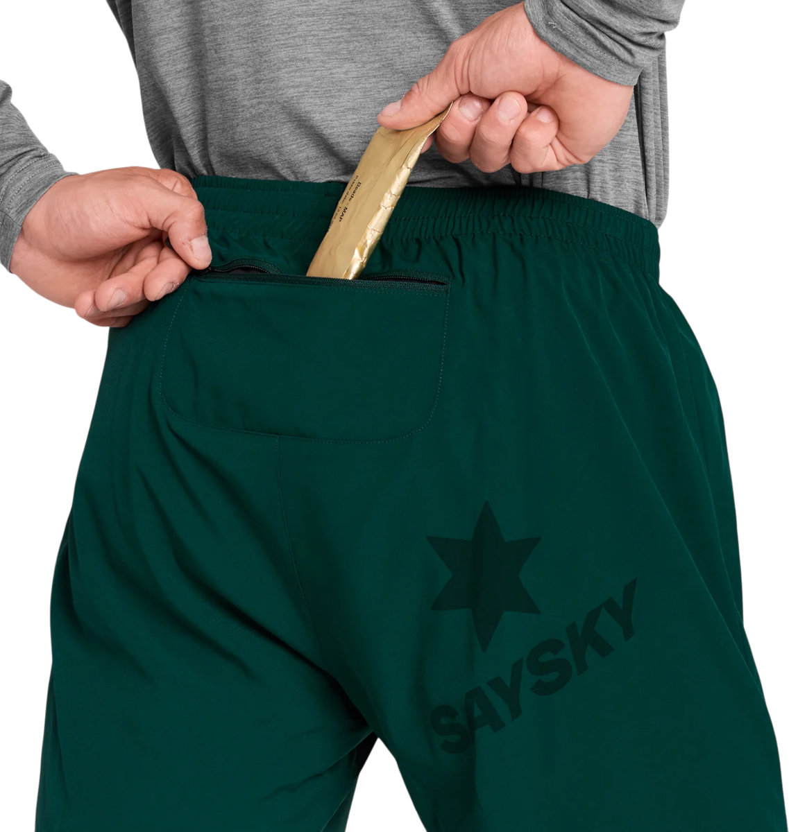 Shorts Saysky Saysky Pace 5" Running Shorts Grøn | omrsh21c317-omrsh21c317, 1