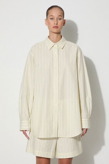 Skjorte Samsoe Samsoe Samsøe Samsøe SALOVAR Relaxed Fit Shirt Beige | F24200110, 0