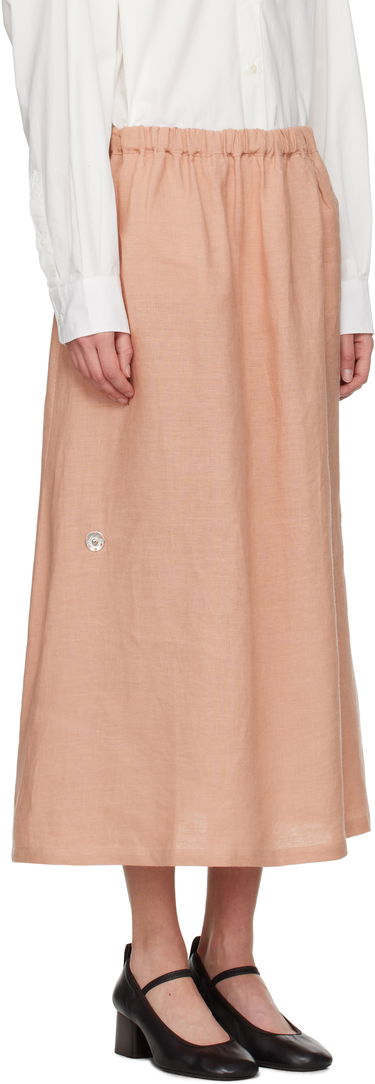 Nederdel Baserange Baserange Ponte Maxi Skirt Beige | SKPO-HE-SP25, 1