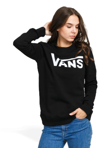 Sweatshirt Vans WM Classic V Sort | VN0A4S97BLK1