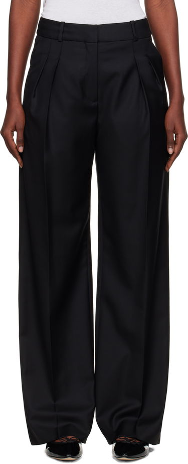 Bukser Loulou de Saison Loulou de Saison Sbiru LDS Straight Leg Trousers Sort | SBIRU LDS, 0