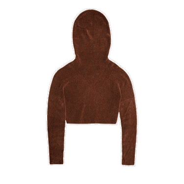 Sweatshirt Jacquemus La Cagoule Manches Longue Hoodie Brun | 223KN135 2164 880, 0