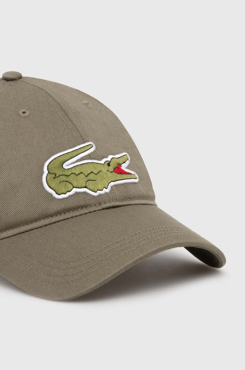Kasket Lacoste Adjustable Organic Cotton Twill Cap Sort | RK9871, 1