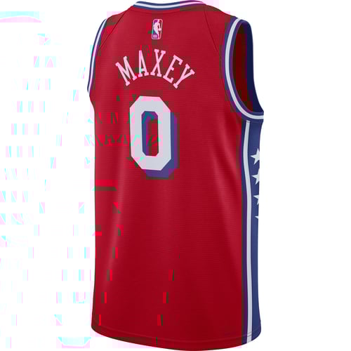 Jersey Jordan Philadelphia 76ers Statement Edition Swingman Jersey Maxey Rød | DO9539