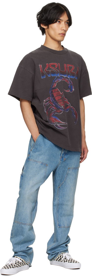 T-shirt Ksubi Ksubi Venom Ekcess Graphic T-Shirt Sort | MPF25TE026, 3