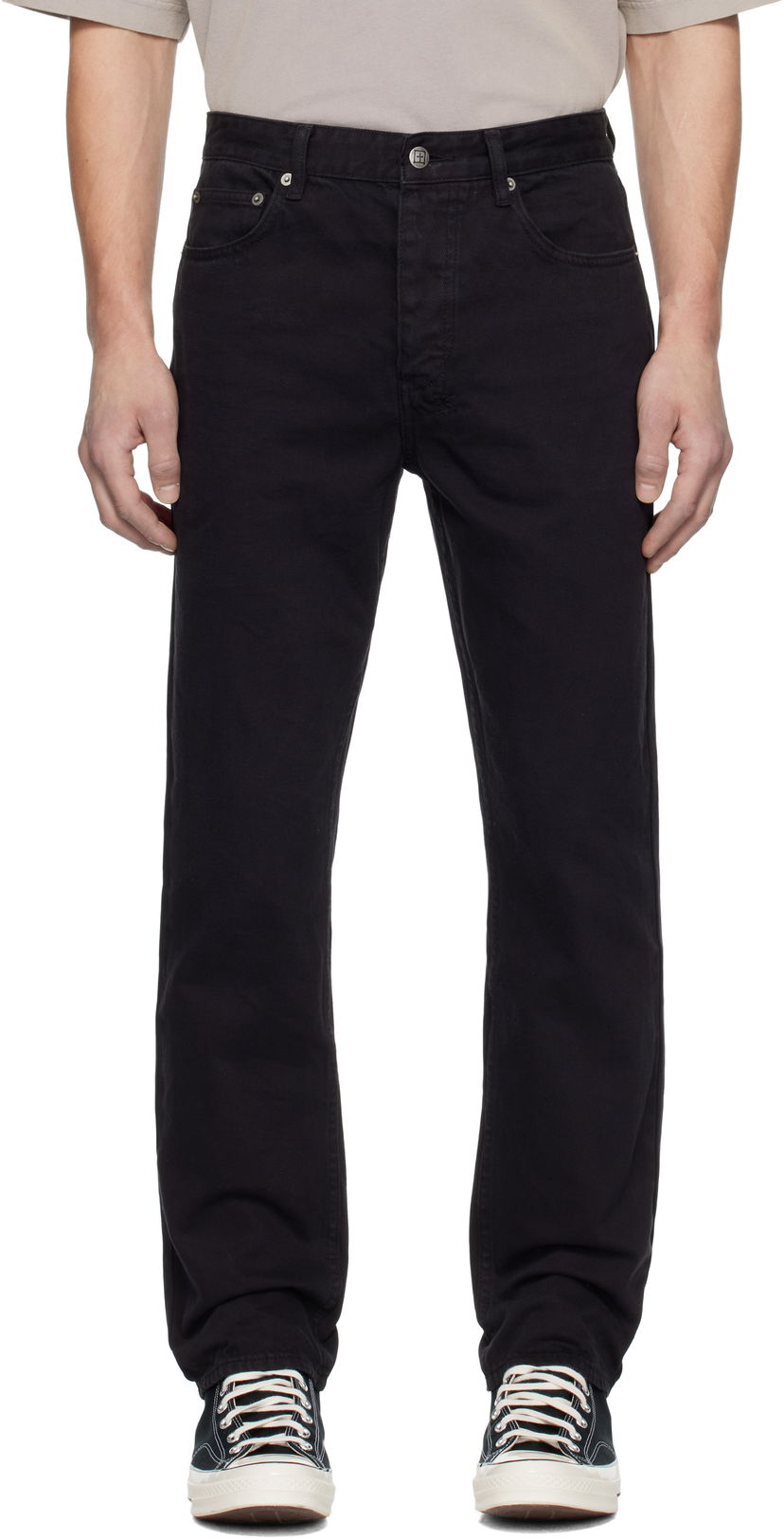 Jeans Ksubi Ksubi Hazlow Ghosted Jeans Sort | MPS25DJ007
