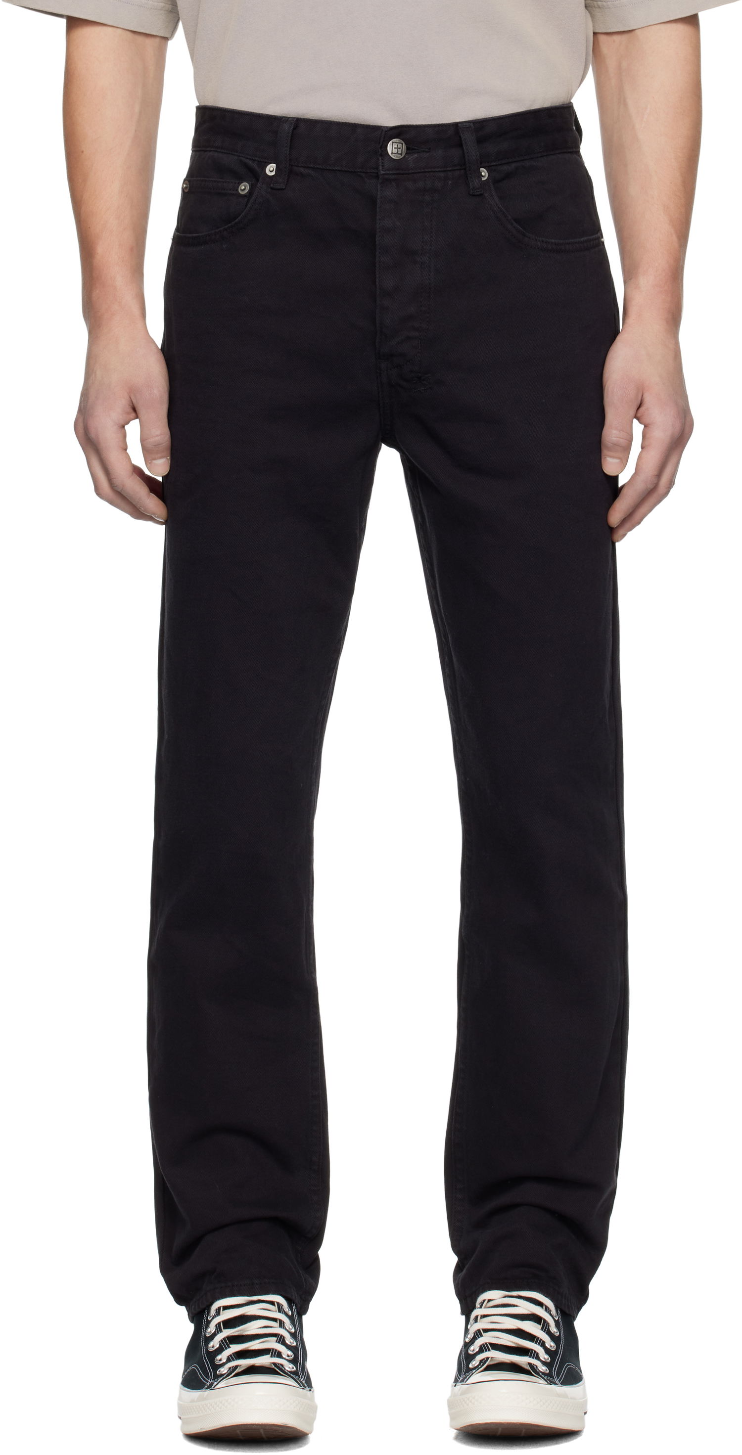 Jeans Ksubi Ksubi Hazlow Ghosted Jeans Sort | MPS25DJ007, 0
