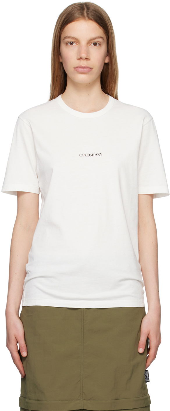 T-shirt C.P. Company Relaxed T-Shirt Hvid | 14CMTS142A-005431G, 0