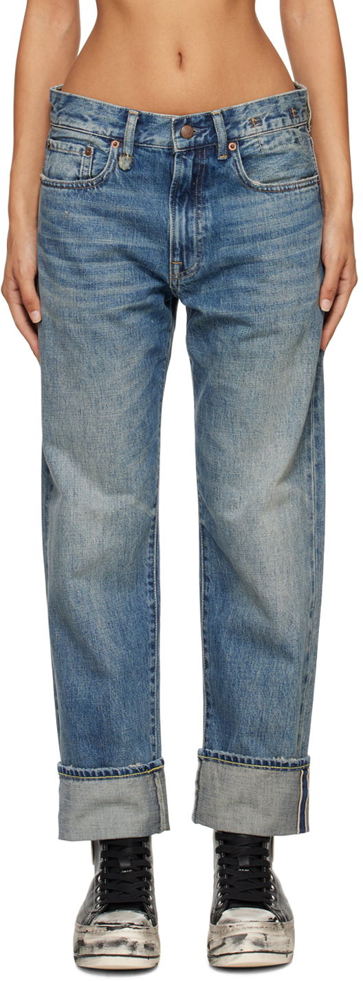 Jeans R13 R13 Boyfriend Jeans Blå | R13W5083-D250C, 0