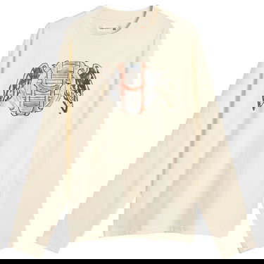 T-shirt Honor The Gift Honor Wings Long Sleeve T-Shirt Beige | HTG250248-BON, 1