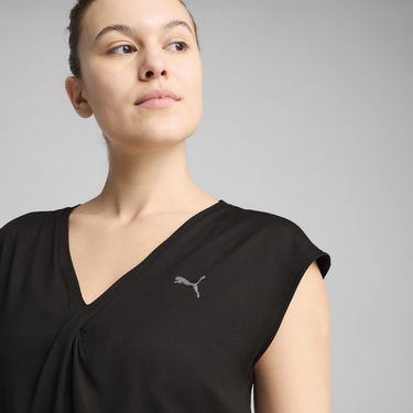 Crop top Puma Cloudspun Twist Cropped Training T-Shirt Sort | 526697_01, 4