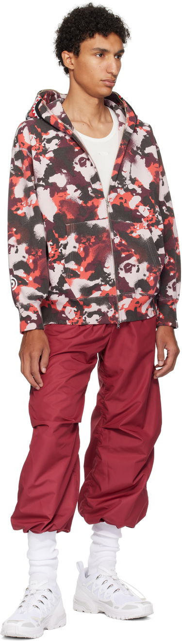 Sweatshirt BAPE A Bathing Ape Map Camo Shark Full Zip Hoodie Flerfarvet | 001ZPL301001M, 3