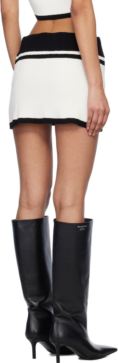 Nederdel MISBHV MISBHV Fluffy Cannes Miniskirt Hvid | 250W860, 2