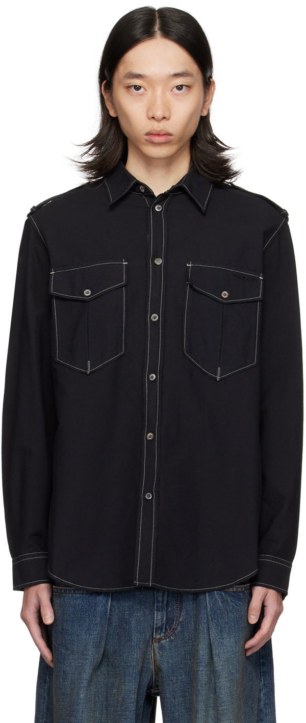 Skjorte ISABEL MARANT Button Up Shirt Sort | CH0094HB-B2I09H