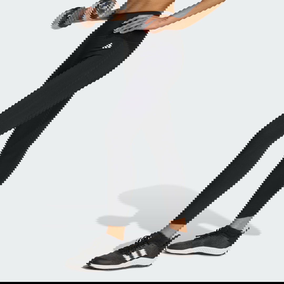 Leggings adidas Performance Optime Essentials No Front Rise Seam 7/8 Tights Sort | JY4815, 0